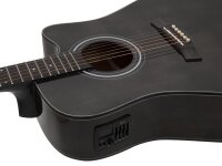 Dimavery STW-90 Westerngitarre, vintage black