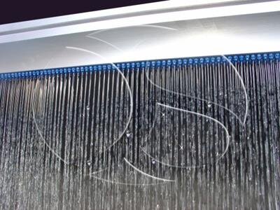 Wasserleinwand WS-103 für Deko, Laser oder Videoprojektion, 1m, etwa 300 Düsen