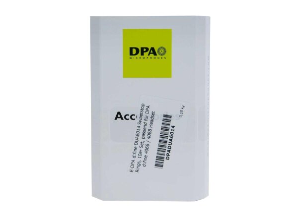 DPA d:fine DUA6014 Swaetstop Rings