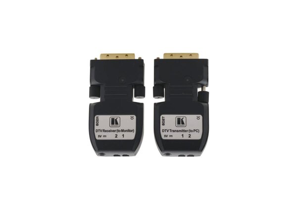 Kramer 602R/T DVI Übertrager/Empfänger, Datenr. 4.95 GBit/s, für LWL Kabel, Reichweite 1500m (Single), 400m (Multi)