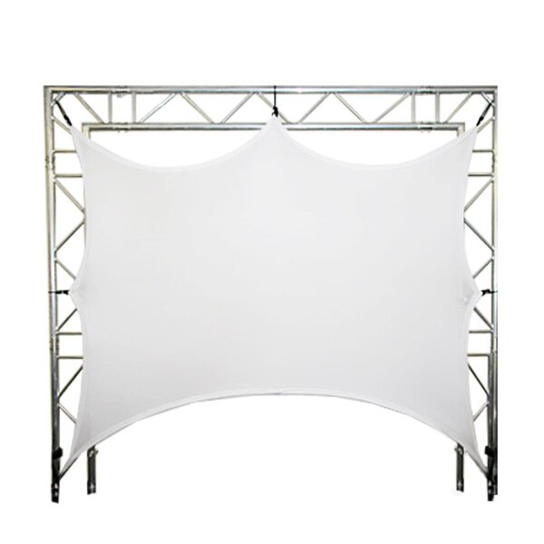 Duratruss Truss Screen 0,5x2m, Projektionsleinwand für z.B. Video-, Dia-, Laser-, und Goboprojektionen