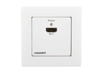 Kramer WP-3H2/EU-80(W) Wandpanel / HDMI Extender, weiss