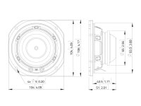 Lavoce FSN041.00/16 4" Breitbandlautsprecher, Neodym, Stahlkorb