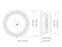 Lavoce MAF103.00 10" Midrange, Ferrit, Alukorb