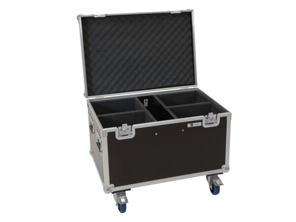 Roadinger Flightcase 4x LED Theatre COB 200 series, with wheels