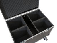 Roadinger Flightcase 4x LED Theatre COB 200 series, with wheels