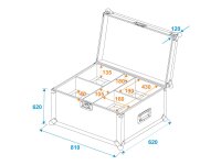 Roadinger Flightcase 4x THA-20PC