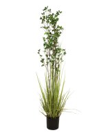 Europalms Evergreen shrub with grass, artificial plant,...