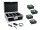 Eurolite Set 4x AKKU IP Flat Light 3 bk + Charger + Case
