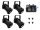 Eurolite Set 4x PAR-16 Spot sw dim2warm + EDX-4 DMX RDM LED-Dimmerpack