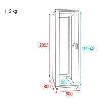 Showgear RCA-FSM-42, 42 HE Netzwerkschrank mit...