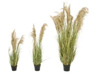 Chinese silvergrass, artificial, 140cm