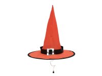 Halloween Witch Hat 3pc set, illuminated, 36cm