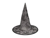 Halloween Hexenhut 3er Set, beleuchtet, 36cm