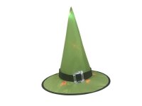 Halloween Witch Hat 3pc set, illuminated, 36cm