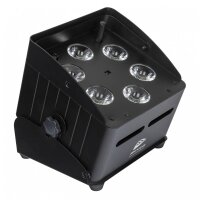 JB Systems Accu-Compact, 6x 10 Watt RGBWA-LED, schwarz