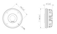 Lavoce DN14.300T 1.4" Compression Driver Neodymium Motor