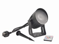 Eurolite LED Outdoor Spot 15W RGBW QuickDMX with stake