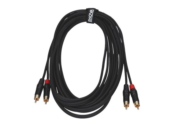 Enova EC-A3-CLMM-3 Stereokabel, 3m, 2x Cinch male / 2x Cinch male