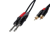 Enova EC-A3-CLMPLM-2 Audio Adapterkabel, 2m, 2x Klinke/2x...