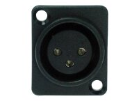 Enova XL13FB-W XLR 3pol Einbaubuchse, IP67, female