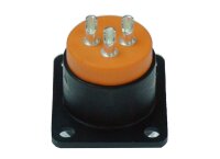 Enova XL13MB-W XLR 3pol Einbaubuchse, IP67, male