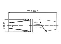 Enova XL23MB XLR 3pol Stecker, male