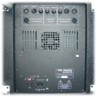 VERLEIH: American Audio Tri Pack System II 2x8", 15" Aktivlautsprecher, inkl. 2x Stativ, Tagesmietpreis