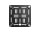 Global Truss F34 Top Platte, spezielle Platte für F34/F34P Traversen zur Moving-Light-Montage, stage black
