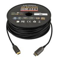 DAP-Audio HDMI 2.1 AOC 8K-Glasfaserkabel, vergoldet, UHD,...