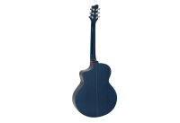 Dimavery STW-50 Western Guitar,blau