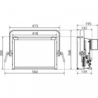 Briteq BT-TVPANEL TW, Soft-Light für TV-Studio, 3000-5600K, 115 Grad Abstrahlwinkel