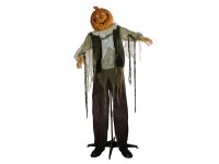 Halloween Figur Kürbismann, animiert, 170cm