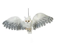 Halloween Snow Owl, animated, 80cm