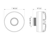 Lavoce DF10.142LKS 1" Ferrite (Screw on version of DF10.142LK, Polyimidediaphragm and surround)