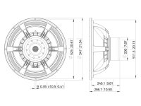 Lavoce SAN216.00iP 21" Subwoofer Neodymium Magnet Aluminium Basket Driver