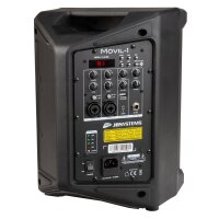 JB Systems Movil-1, Akku-Lautsprecher mit Mediaplayer und Bluetooth, Li-Ion-Akku, 50 Watt RMS