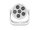 Eurolite LED Silent Par 6 QCL Floor ws