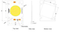 LED COB 250W 3200K LED PFE-200 3000K Profile Spot...