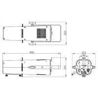 Briteq BT-Profile WW, Profilscheinwerfer, 150 Watt-LED, Gobohalterung, Blendenschieber, DMX/RDM, 25-50 Grad Zoom