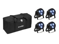 Eurolite Set 4x LED PARty Hybrid Spot + Soft-Bag