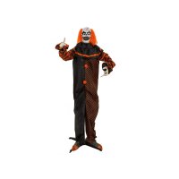 Halloween Figur Pop-Up Clown, animiert, 180cm