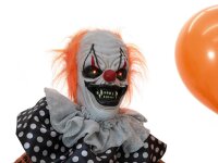 Halloween Figure Clown with Balloon, animated, 166cm