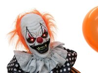 Halloween Figure Clown with Balloon, animated, 166cm