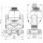 JB Systems Explorer Spot, LED-Moving-Head, 120 Watt LED, 11-17° Zoom, 6 rotierende Gobos + offen, Prisma