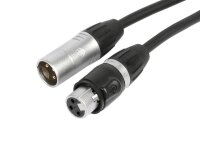 Iridium Kabel DMX 3pol male/ female 3m IP65 Seetronic