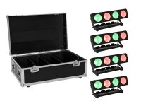 Eurolite Set 4x LED PMB-4 COB QCL 30W Bar + Case