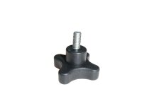 Locking screw M6x12 star knob (matt)