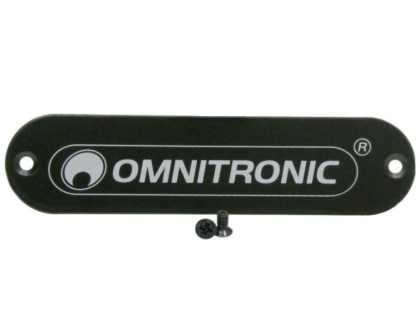 OMNITRONIC Omnitronic logo plate with screws for TRM-222