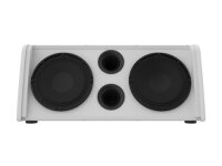 Intusonic 8SM300T 2x8" Subwoofer white